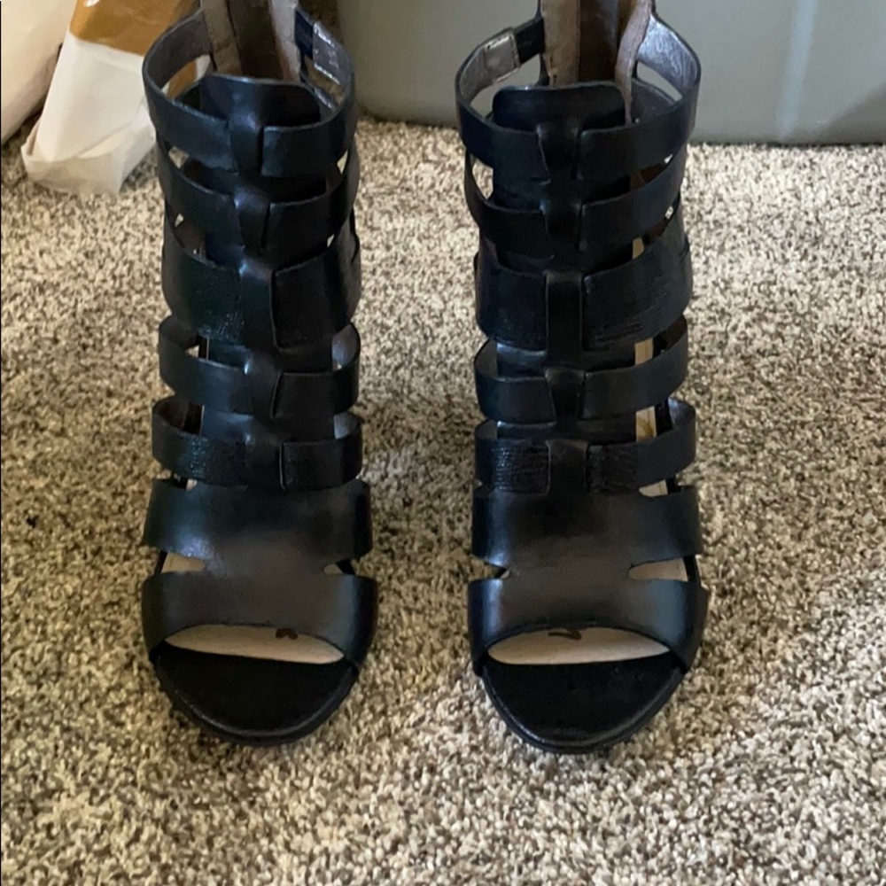 NWT Sam Edelman Leather Cage Sandal